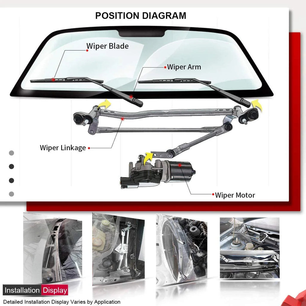 Front Windshield Wiper Transmission Linkage U323