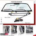 Front Windshield Wiper Transmission Linkage U323