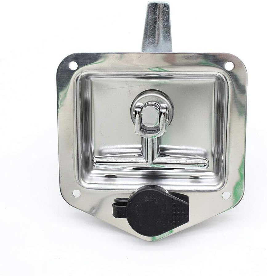 6Pcs Stainless Steel T-Handle Lock Tool Latch with Keys H114