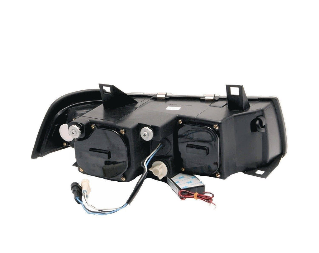Projector Headlight Set with Halo B168