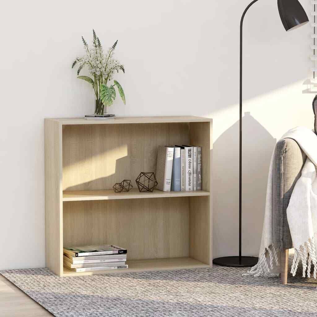 Sonoma Oak 2-Tier Book Cabinet Chipboard F178