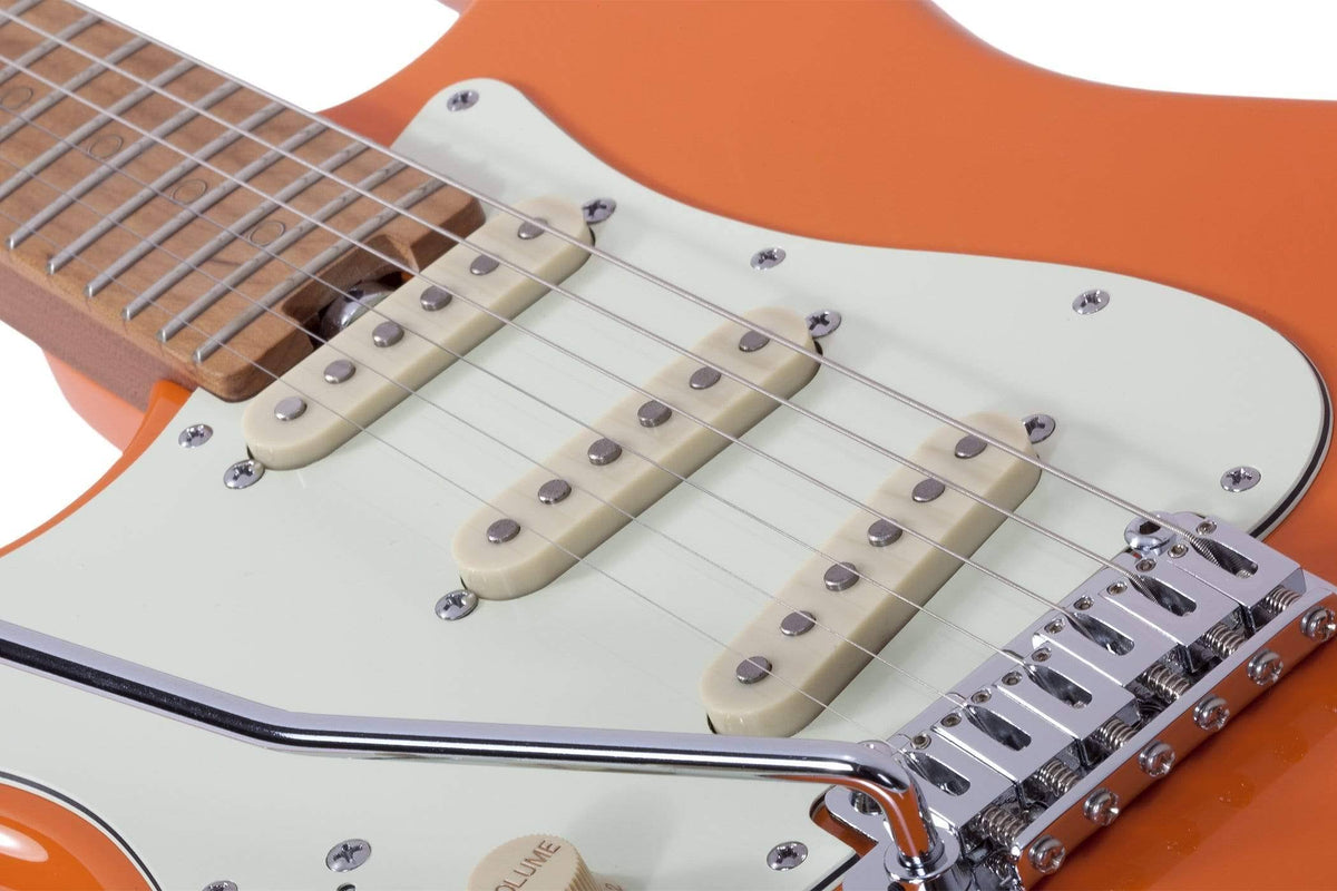 Atomic Orange Left-Handed Guitar N550785