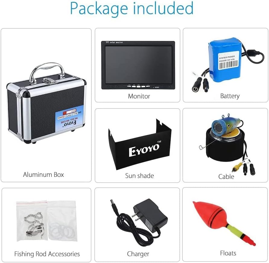 7 inch LCD Monitor Fishing Camera with 30m Cable Q3566