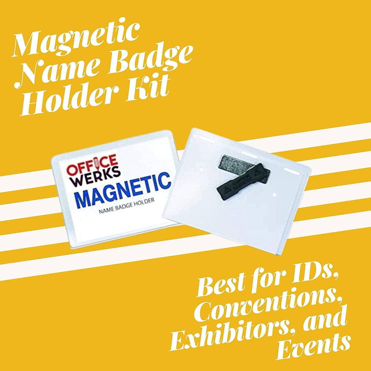 Magnetic Name Badge Holder Kit I845
