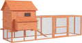 Large Wooden Chicken Coop with Run G642890