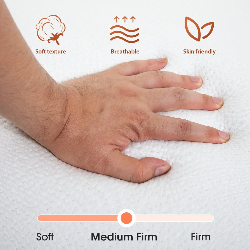 3 Inch Single Foldable Floor Mattress with Washable Cover V63967