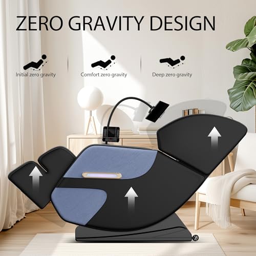 Zero Gravity Full-Body Massage Chair with Heating and Foot Rollers N4360