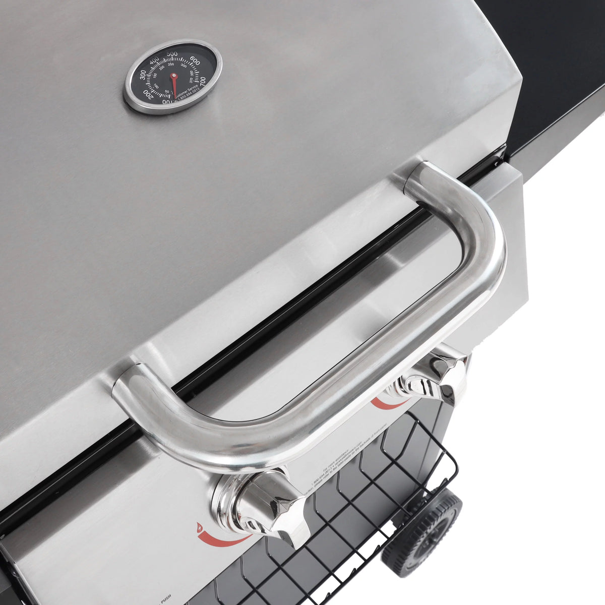 2-Burner Propane Gas Grill, Stainless and Black M7669