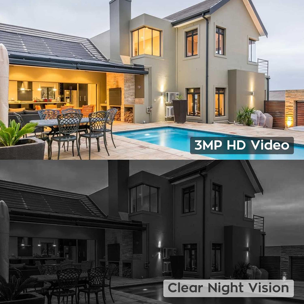 2K Wireless Security Camera System with 12 HD Monitor and 4pcs Cameras E472140
