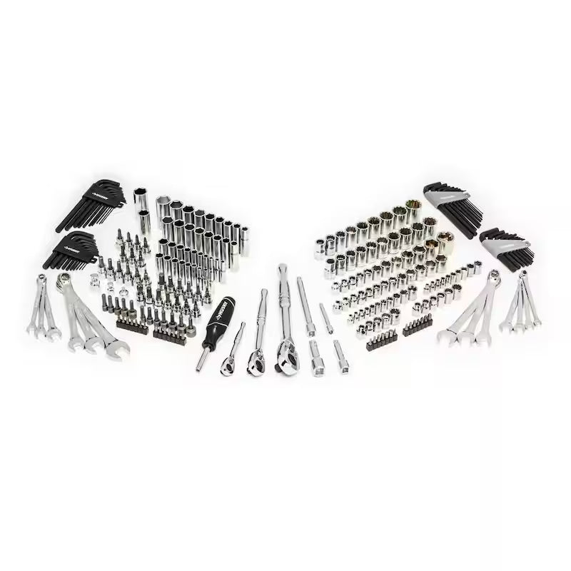 1/4 in., 3/8 in. and 1/2 in. 72-Tooth Ratchet Mechanics Tool Set (244-Piece) D73255