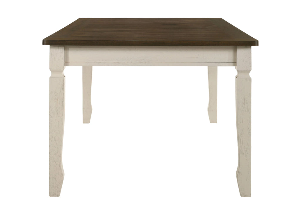 Weathered Oak Cream Dining Table U98116