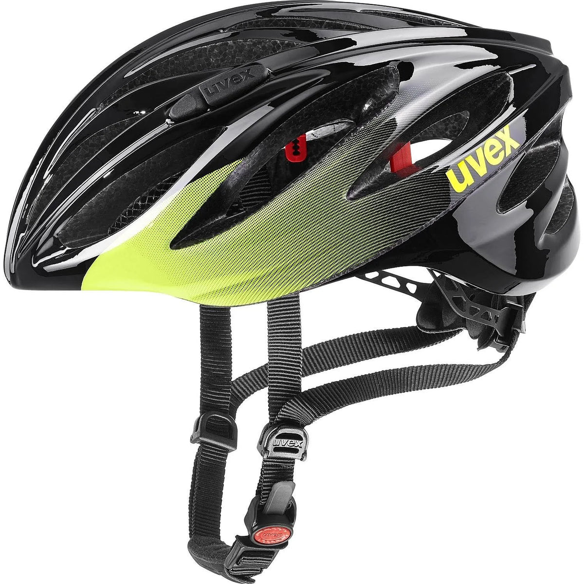 Uvex Boss Race Helmet Black Lime 52-56 cm H75237