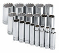 19 Piece 1/2" Drive 6 Point Deep Socket Set G20057