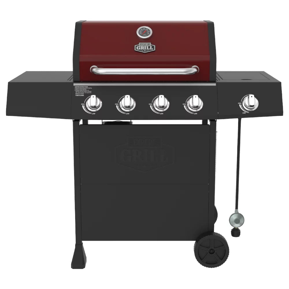 4 Burner Propane Gas Grill with Side Burner H926157