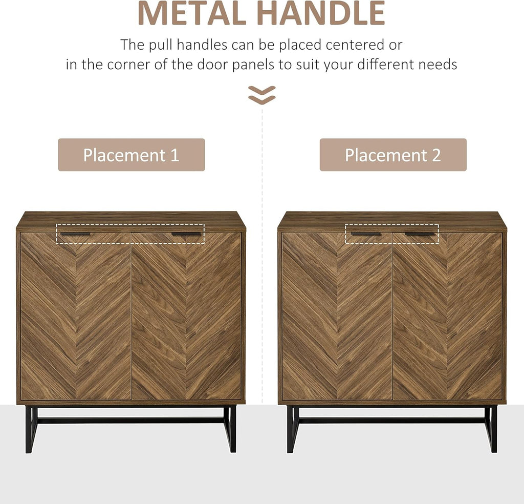 Double Door Storage Cabinet with Adjustable Shelf H5835
