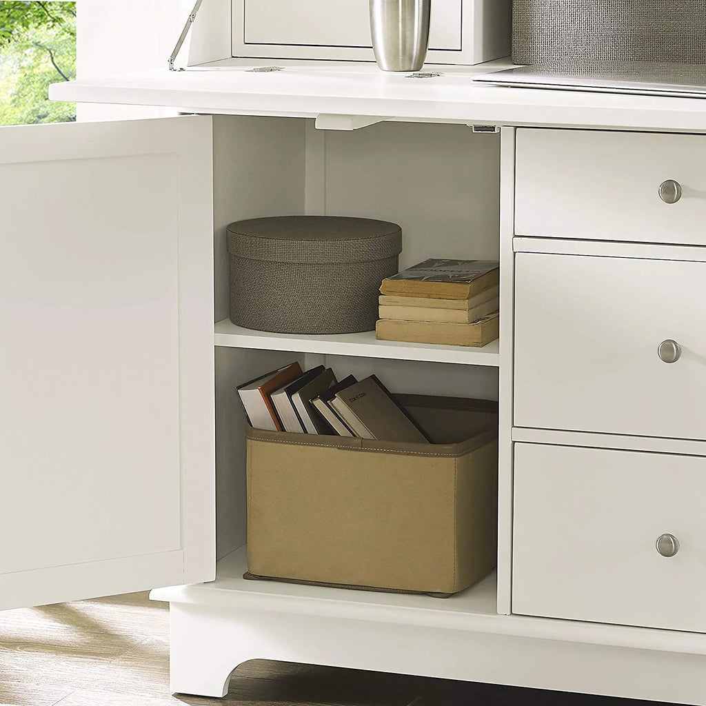 White Secretary Desk W58635