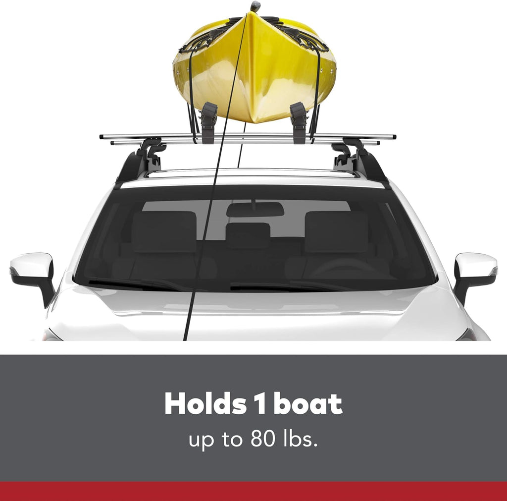 HandRoll Rooftop Mounted Kayak Rack, One Set of Mounts N4277
