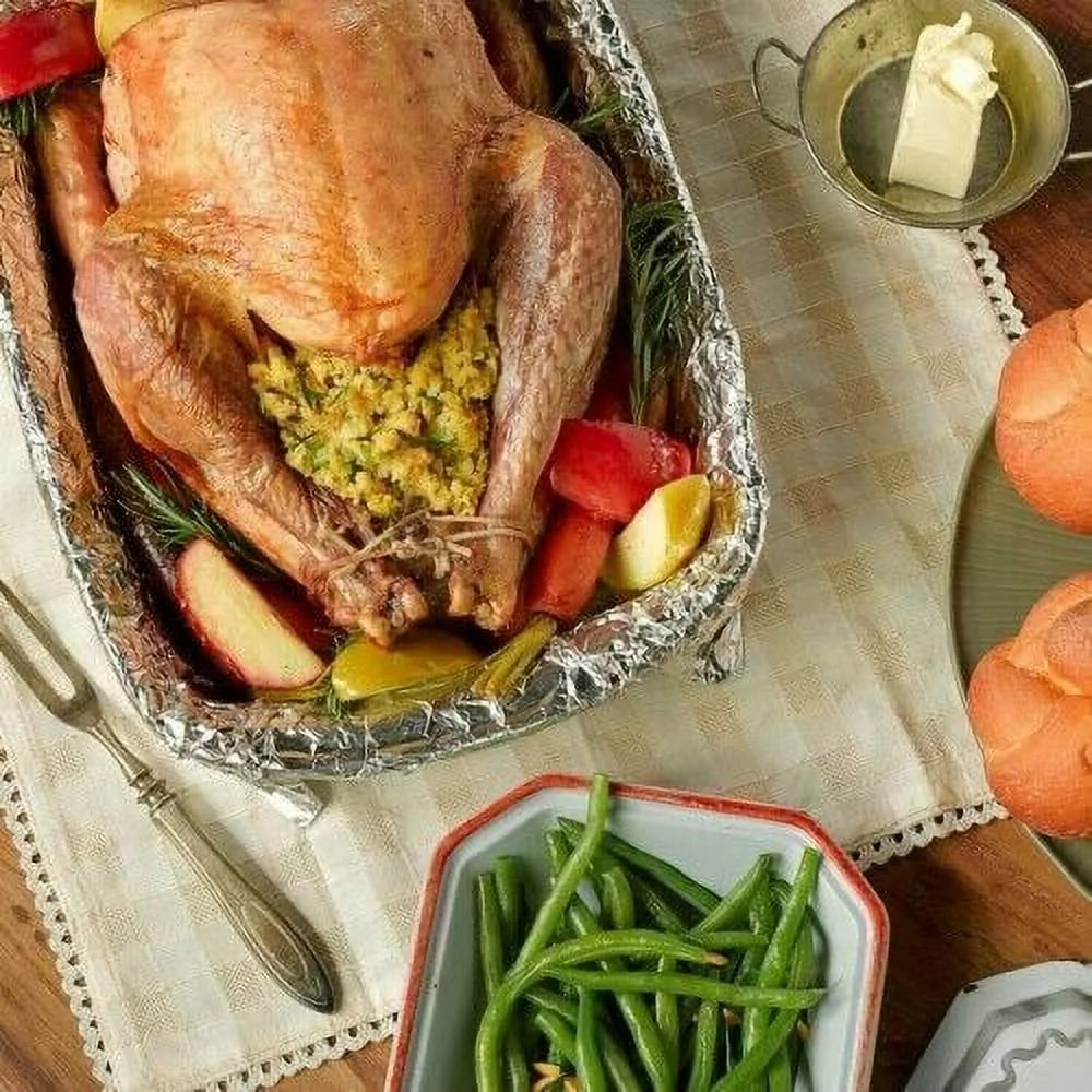 40 Disposable Non Stick Aluminum Roasting Pan R703481