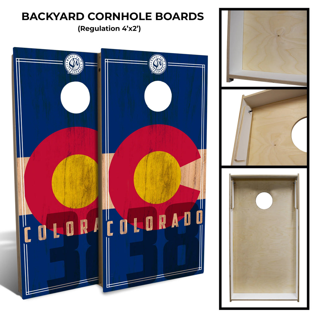 Red Cornhole Board Set C8669