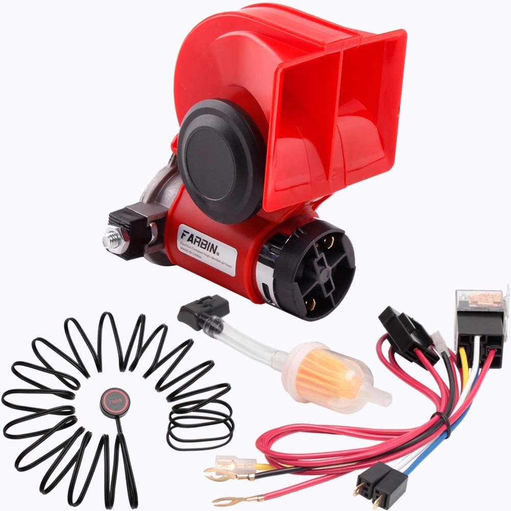12v 150db Snail Air Horn with Relay Harness B5062