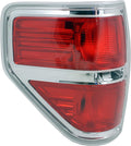 Tail Light Compatible with FORD F-150 2009-2014 LH Lens and Housing Styleside D284990
