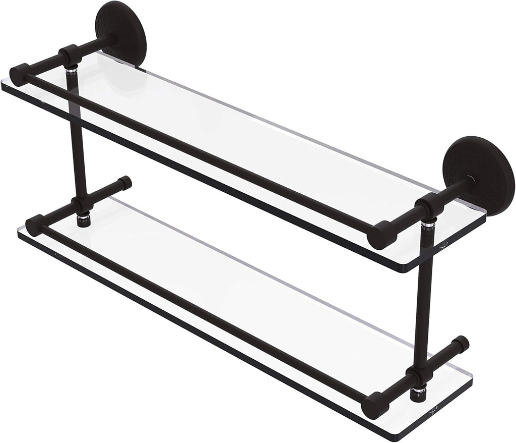 Satin Chrome Glass Shelf O25498