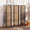 6 Panel Folding Room Divider, 175cm Tall P14586