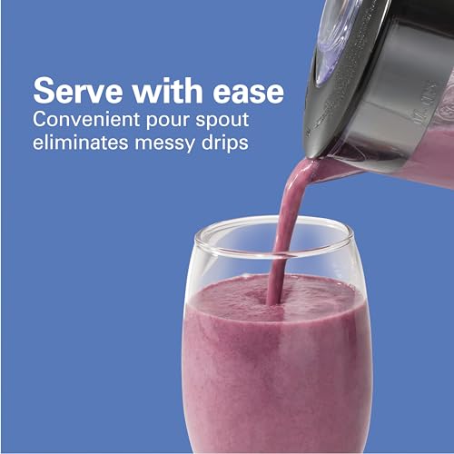 Black 56 Ounce 650W 10 Speed Countertop Blender Q801616