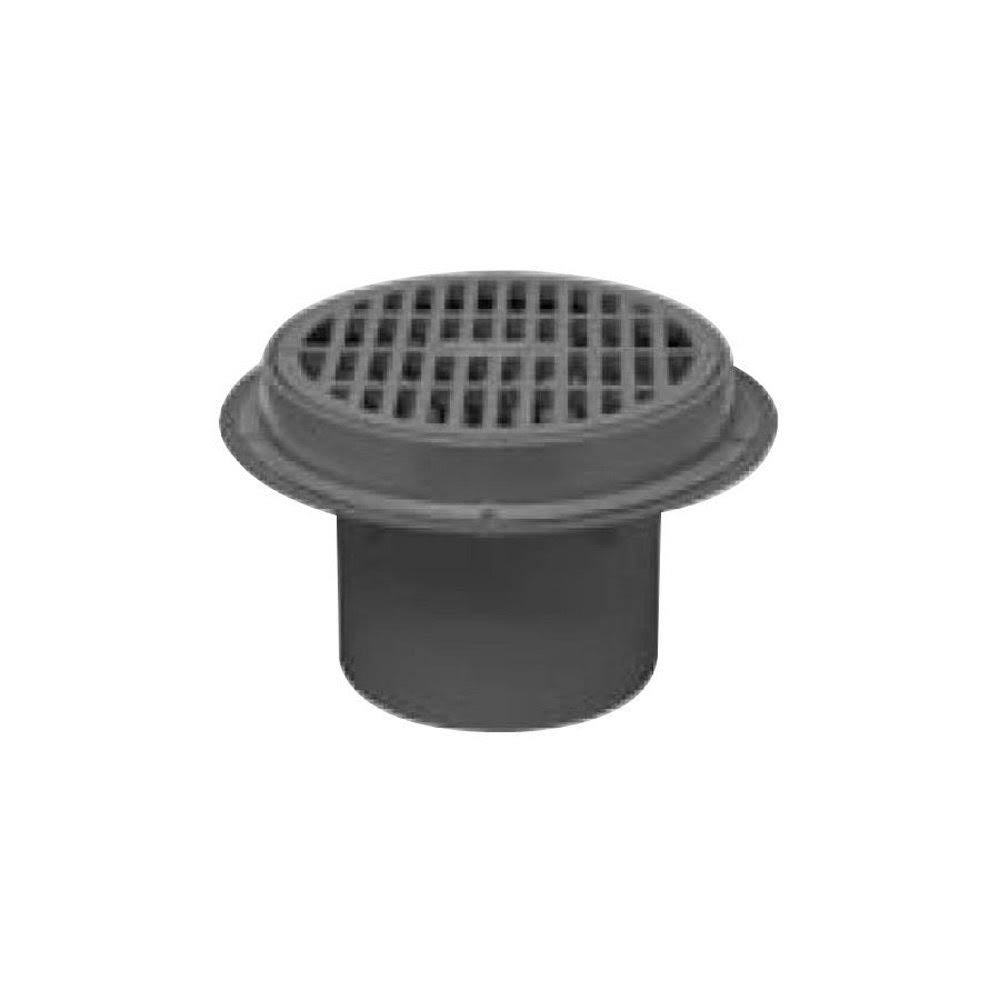 4x22 ABS Sediment Drain with Cast Iron Grate Y118