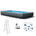 32ft x 16ft x 52in Rectangular Swimming Pool and Maintenance Kit B1996