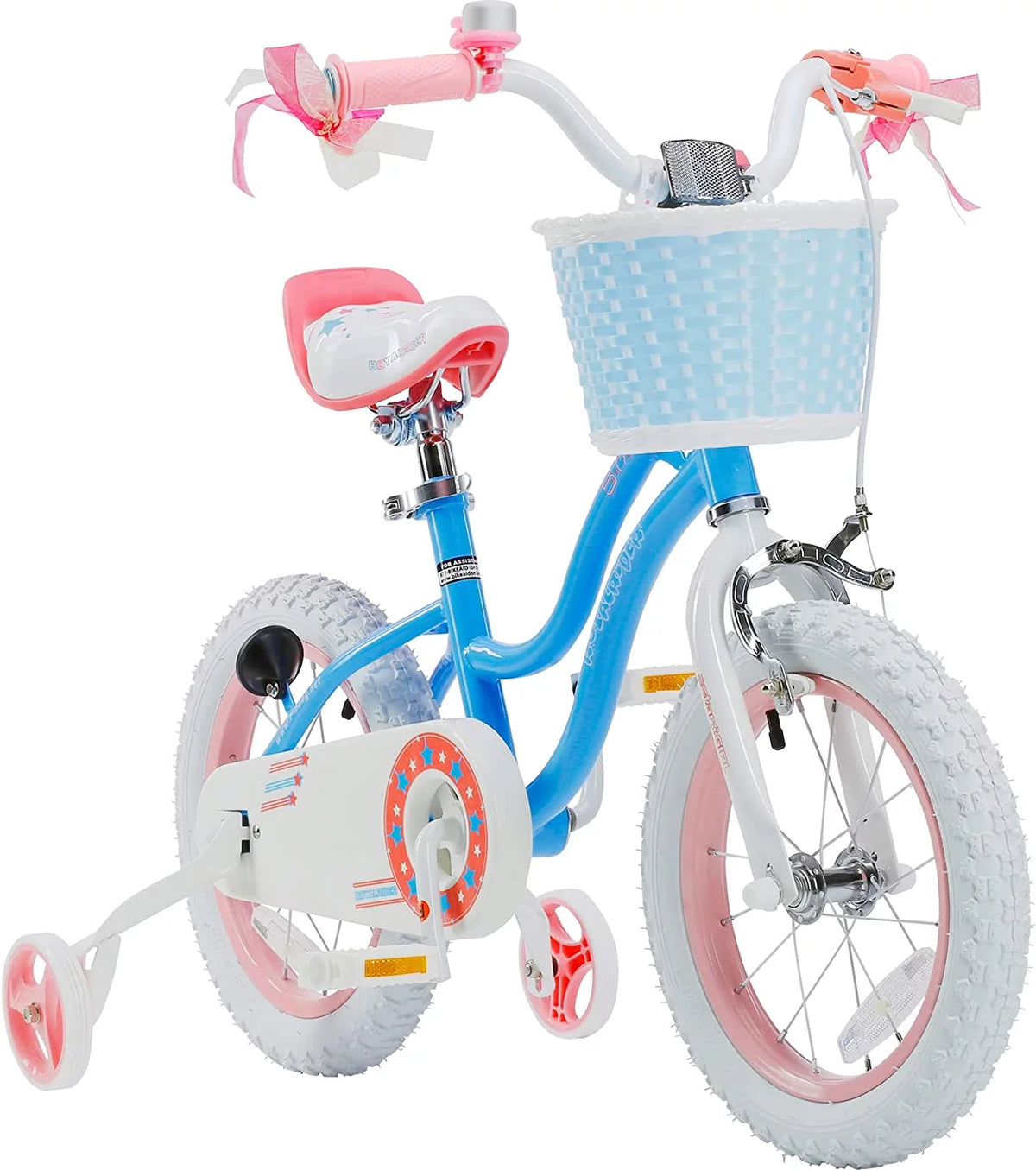 Blue 12 In Kids Bike with Training Wheels P410491