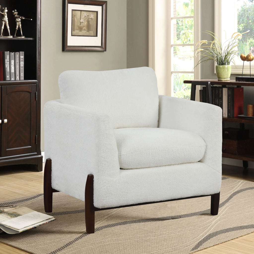Sherpa Chair with Wood Legs K1021