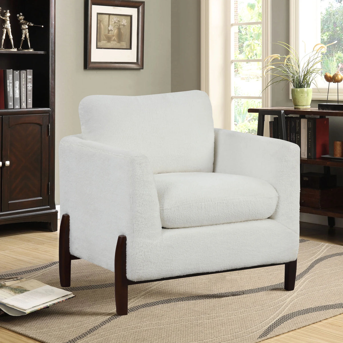 Sherpa Chair with Wood Legs K1021
