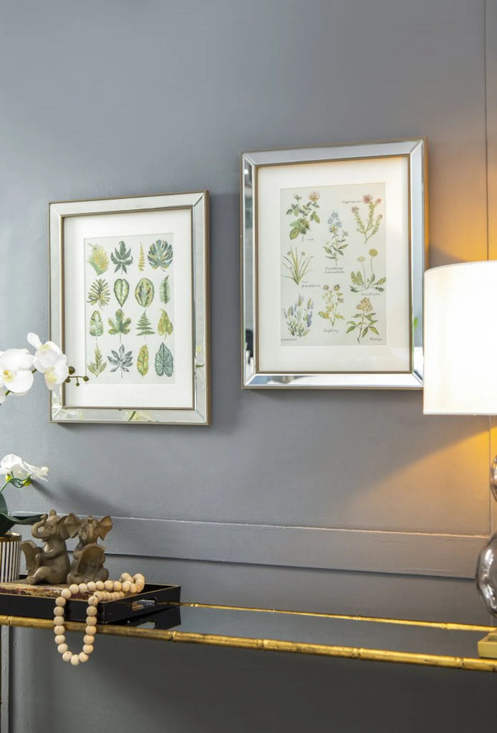Botanical Framed Wall Art 19.75" x 15.75" 2ct X35325