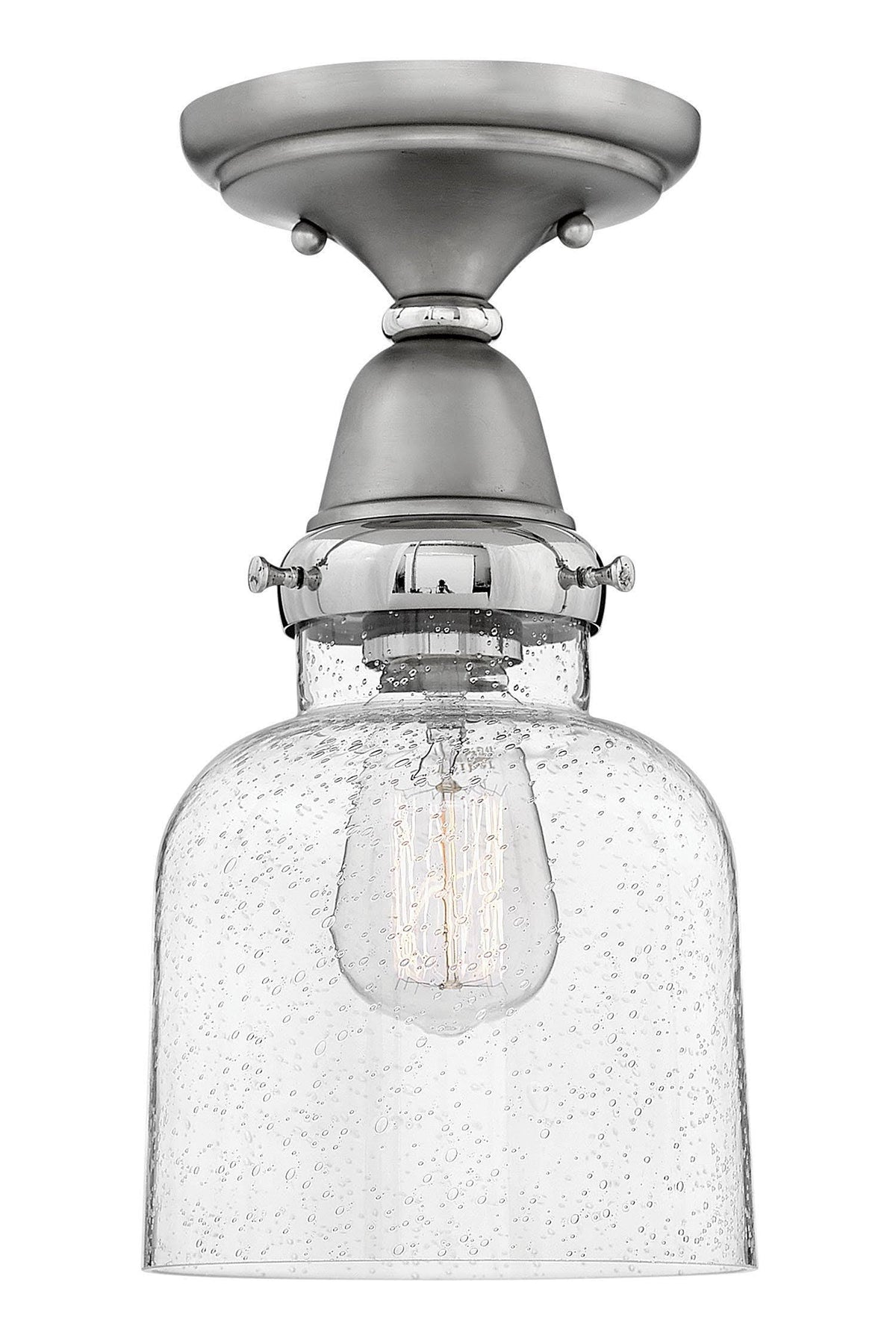 1 Light Flush Mount English Nickel M12708