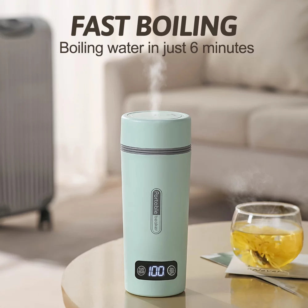 Portable 350ml Stainless Steel Electric Kettle W44729