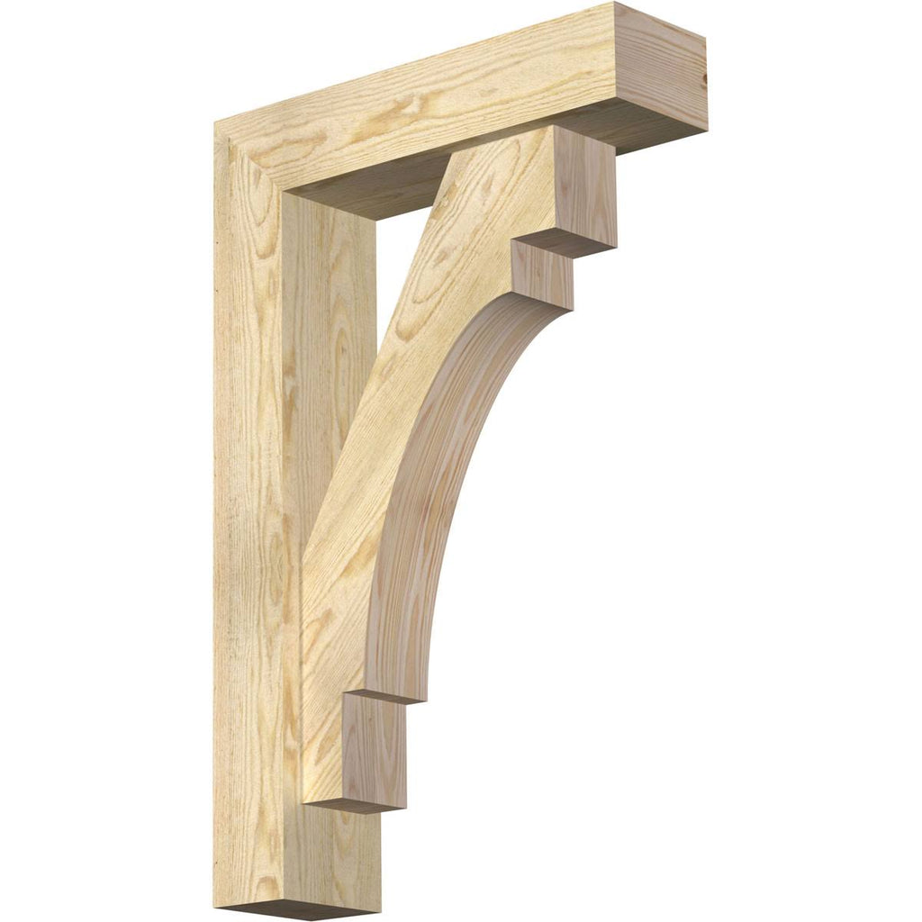 Douglas Fir Bracket with Offset Brace D53218
