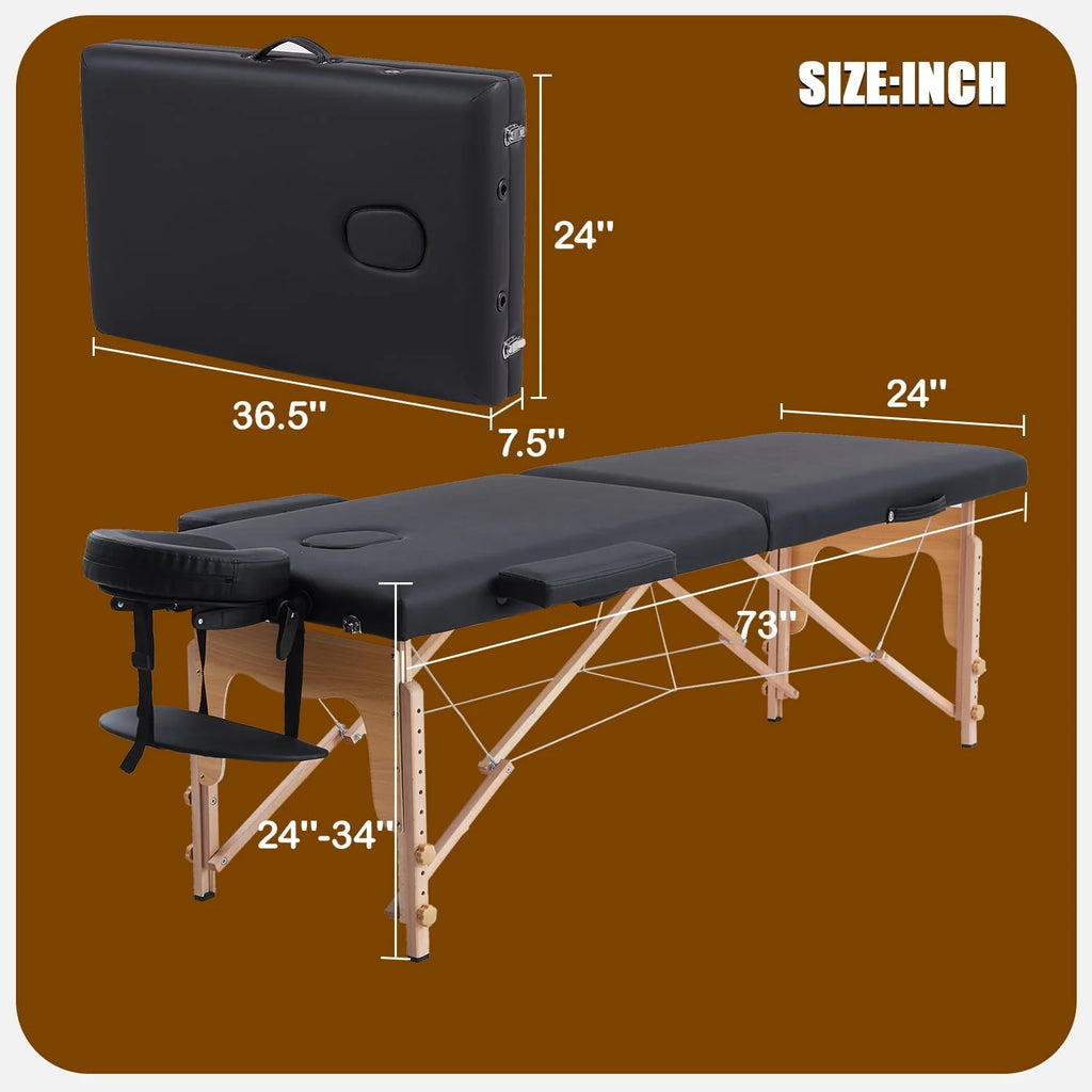 84 inch Adjustable Portable Massage Table Y540214