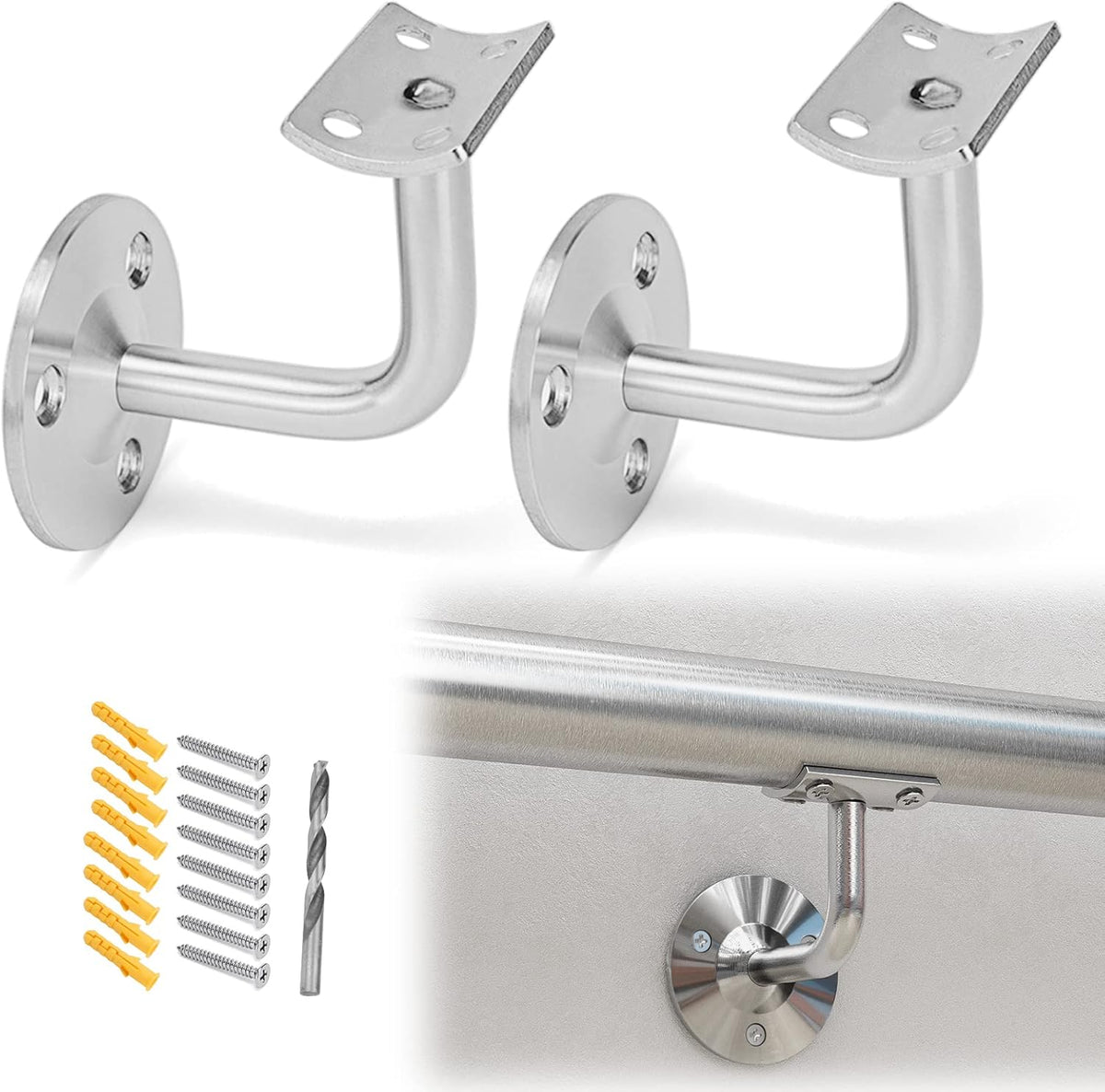 Adjustable Handrail Brackets for Stair Railing System H92744