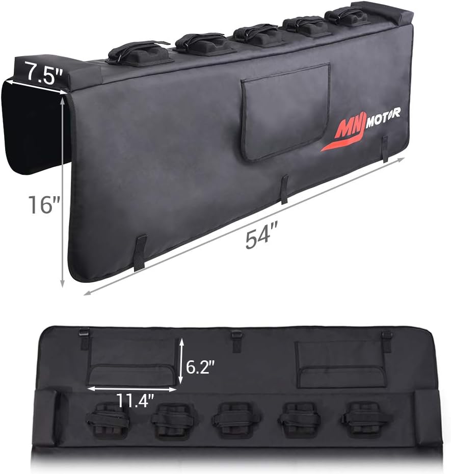 Tailgate Pad with Bike Fixing Straps and 2 Tool Pockets Z831292
