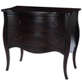 Brown 2 Drawer Chest Q474
