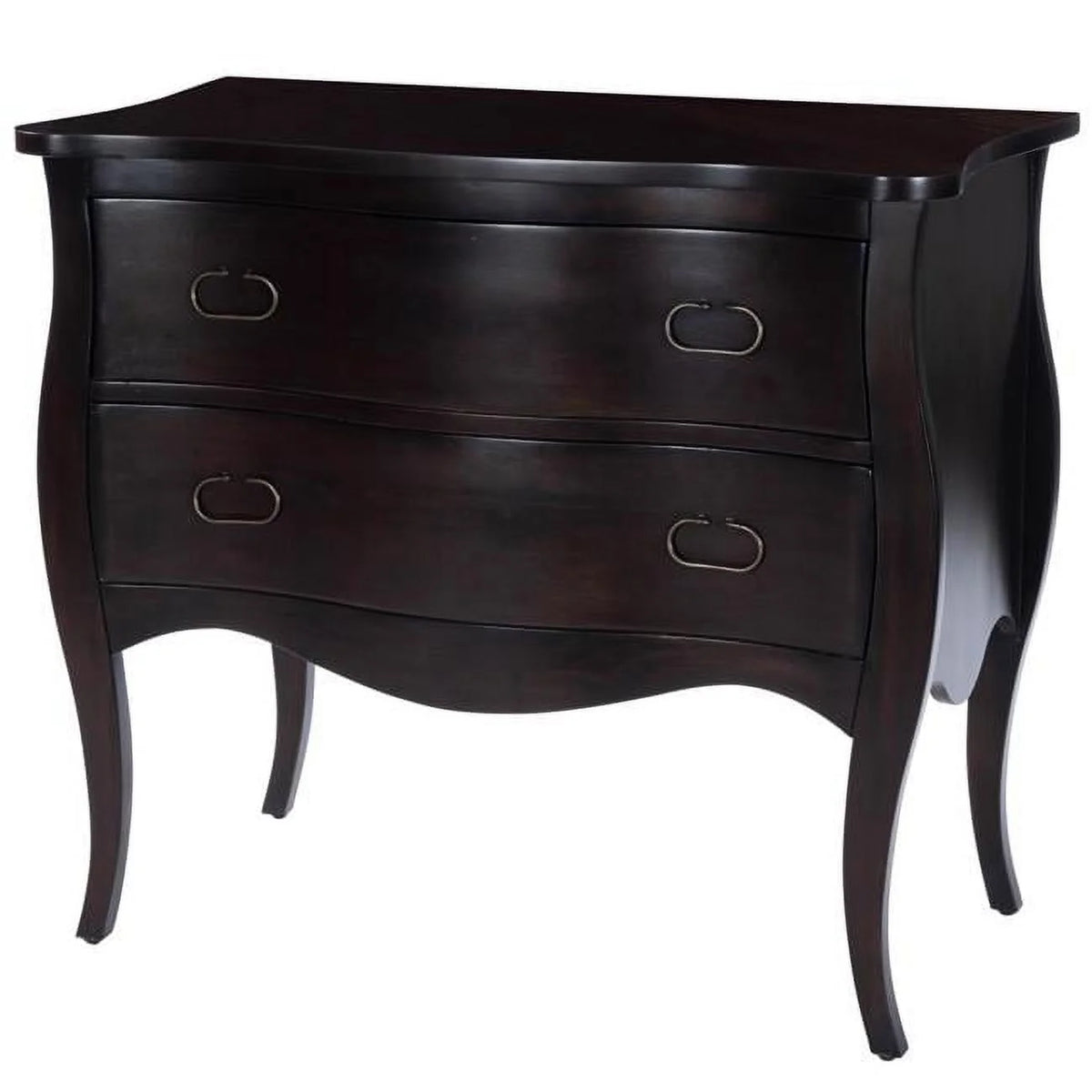 Brown 2 Drawer Chest Q474