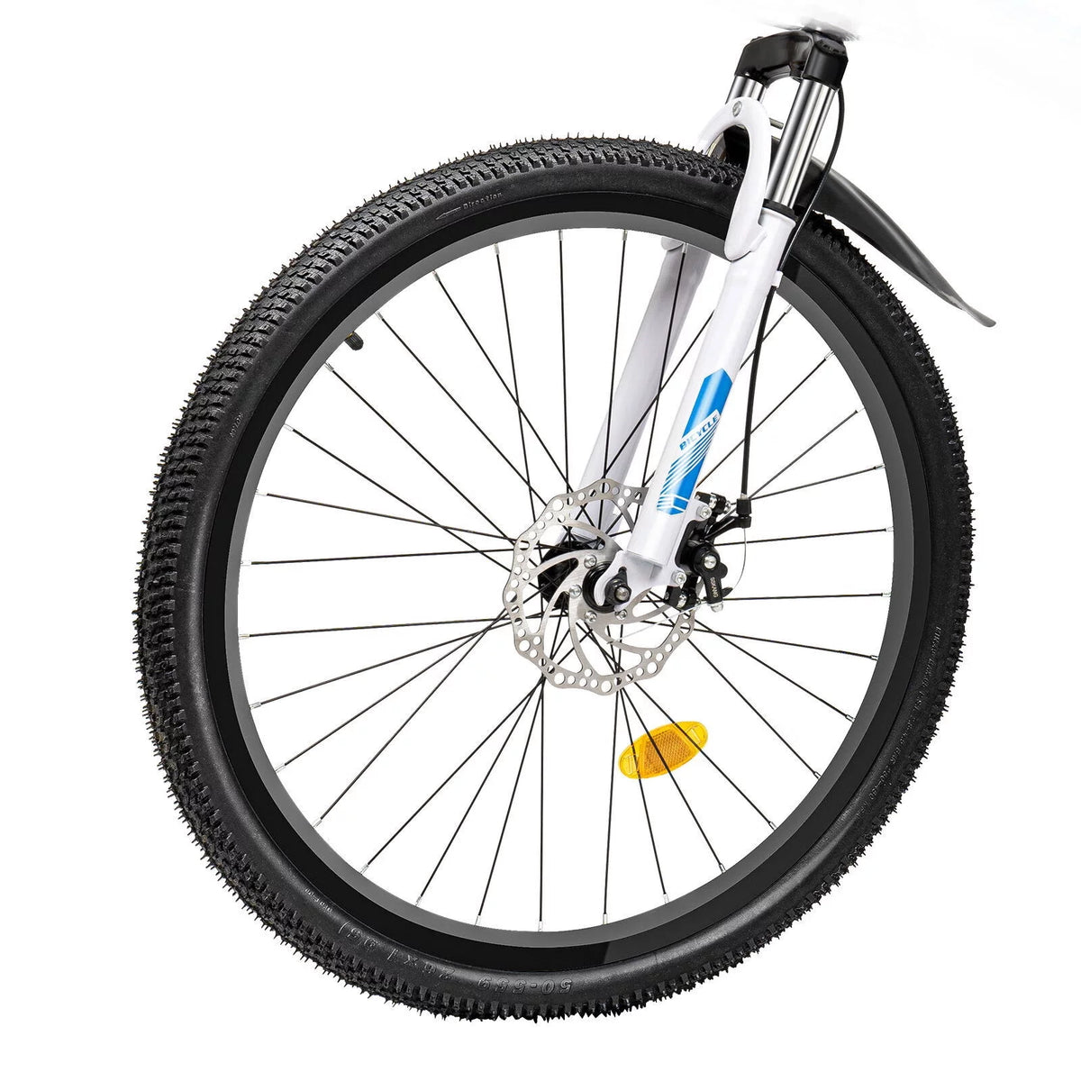 26 Mountain Folding Bike 21-speed Blue & White O224