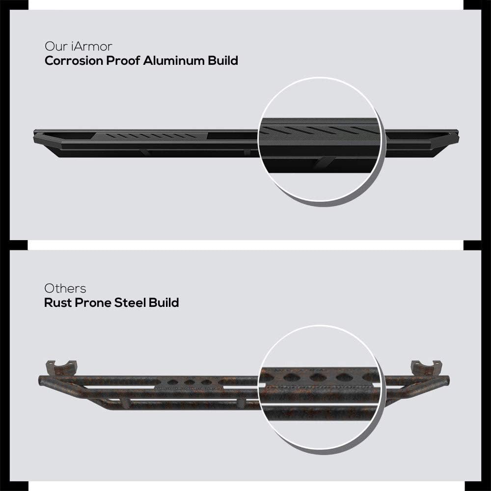 Aluminum Running Boards Compatible with Ford F150 2009-2014 SuperCrew Cab X1569