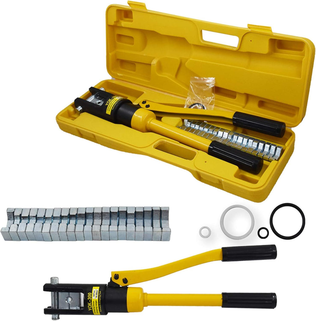 16 Ton Hydraulic Wire Crimper with 11 Dies A149049