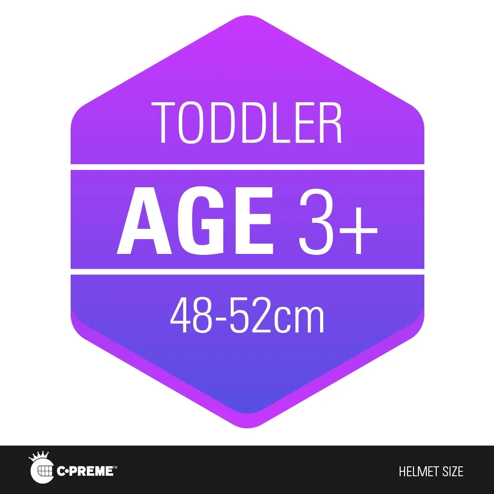 Blue Bike Helmet with Googly Eyes, Toddler 3+ (48-52 cm) C1270