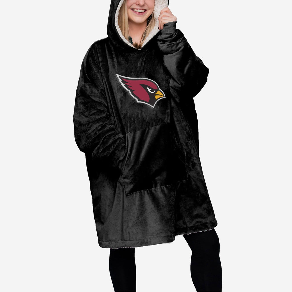 Black Reversible Sherpa Hoodie C97983
