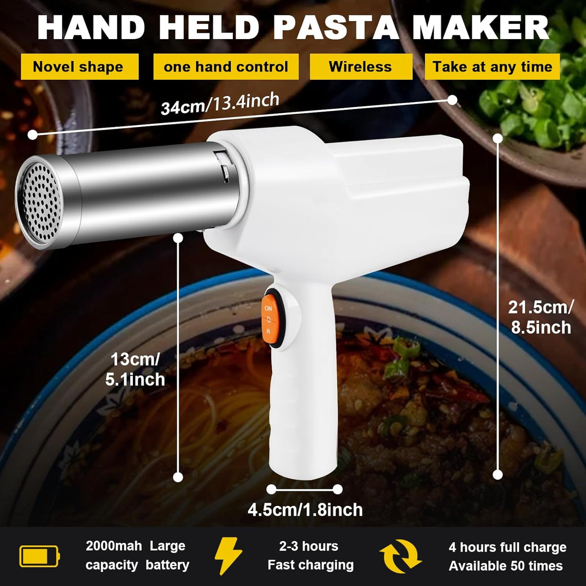 Portable Automatic Electric Pasta Maker Machine P499080