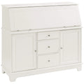 White Secretary Desk W58635