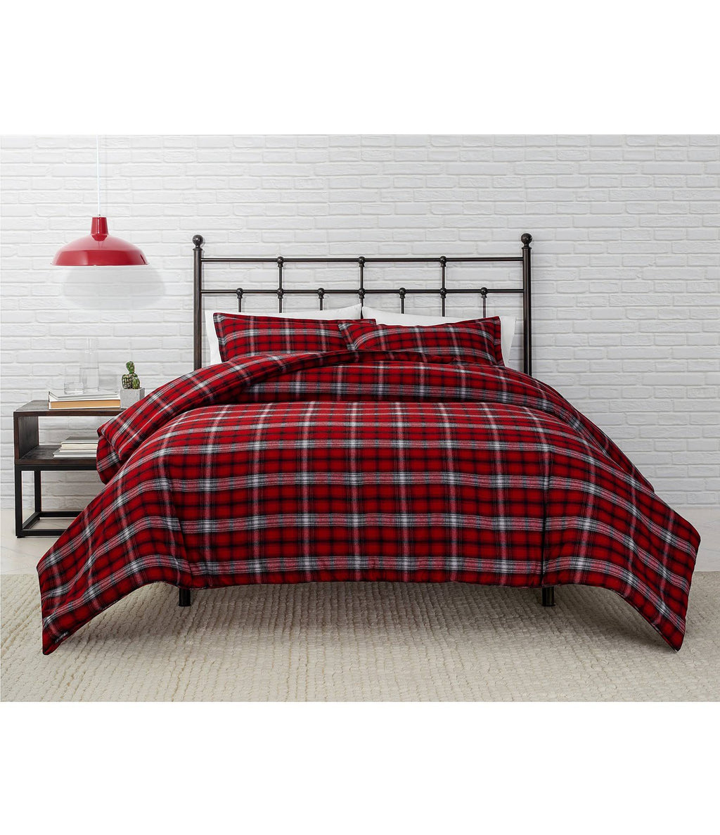 Red Full/Queen Comforter & Sham Set X98056